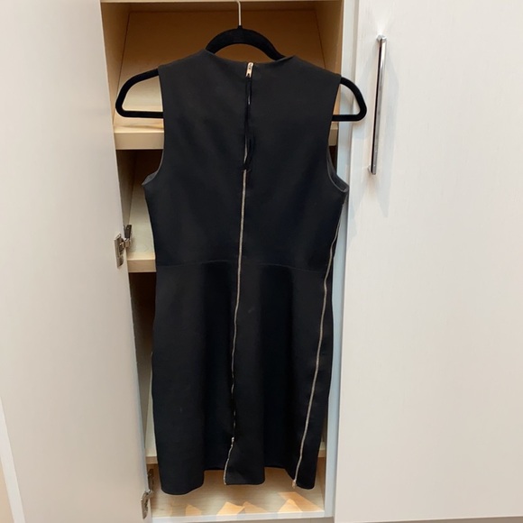 Rag & Bone stretchy black dress with zipper details. - Picture 2 of 3